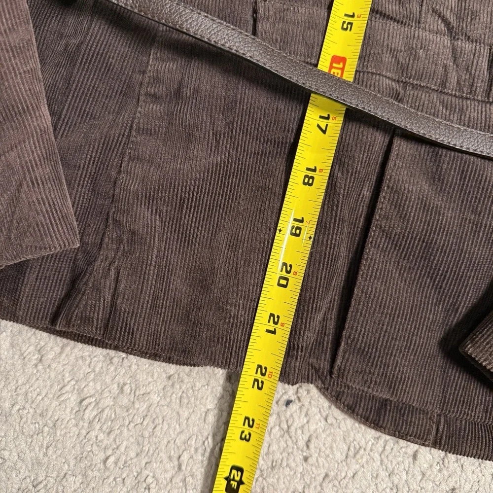POLO JEANS Co. RALPH LAUREN Women's Brown Corduroy Jacket Size L Preppy - Picture 14 of 14